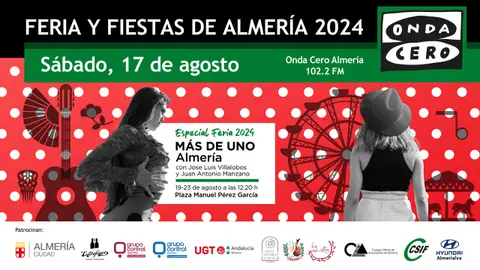 Feria de Almería 2024. Calendario de actividades culturales y deportivas Feria de Almería 2024. Calendario de actividades culturales y deportivas