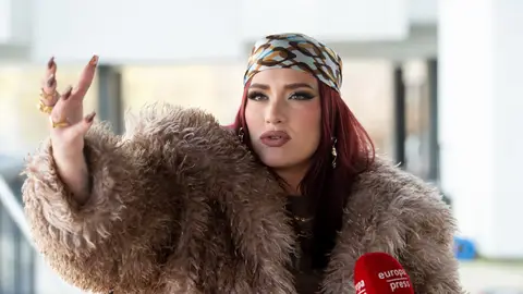 La cantante Lia Kali durante una entrevista para Europa Press, a 29 de febrero de 2024, La cantante Lia Kali durante una entrevista para Europa Press, a 29 de febrero de 2024,