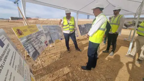 Avanzan las obras de la nueva EDAR de Don Benito-Villanueva que dará servicio a una población de 65.000 habitantes Avanzan las obras de la nueva EDAR de Don Benito-Villanueva que dará servicio a una población de 65.000 habitantes