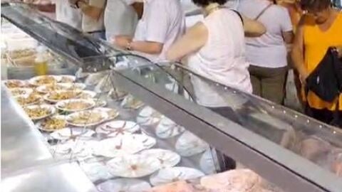 Feria del marisco en Castro del R&iacute;o