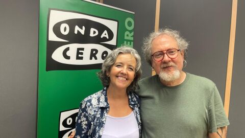 Juan Jos&eacute; Llorens junto a Lola Torrent en Onda Cero Alicante