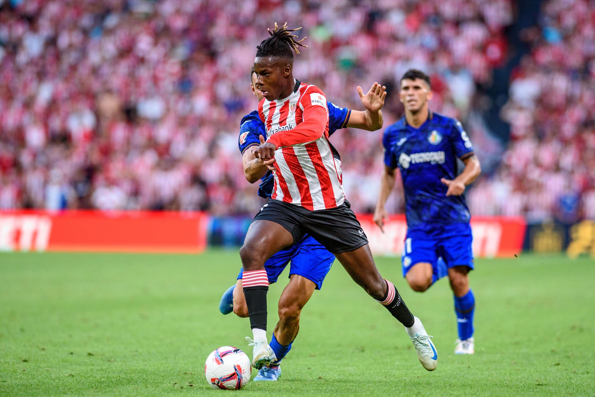 El Getafe rescata un punto ante el Athletic en un San Mamés entregado a Nico Williams El Getafe rescata un punto ante el Athletic en un San Mamés entregado a Nico Williams