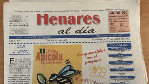 Portada peri&oacute;dico "Henares al d&iacute;a".
