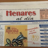 Portada periódico "Henares al día".