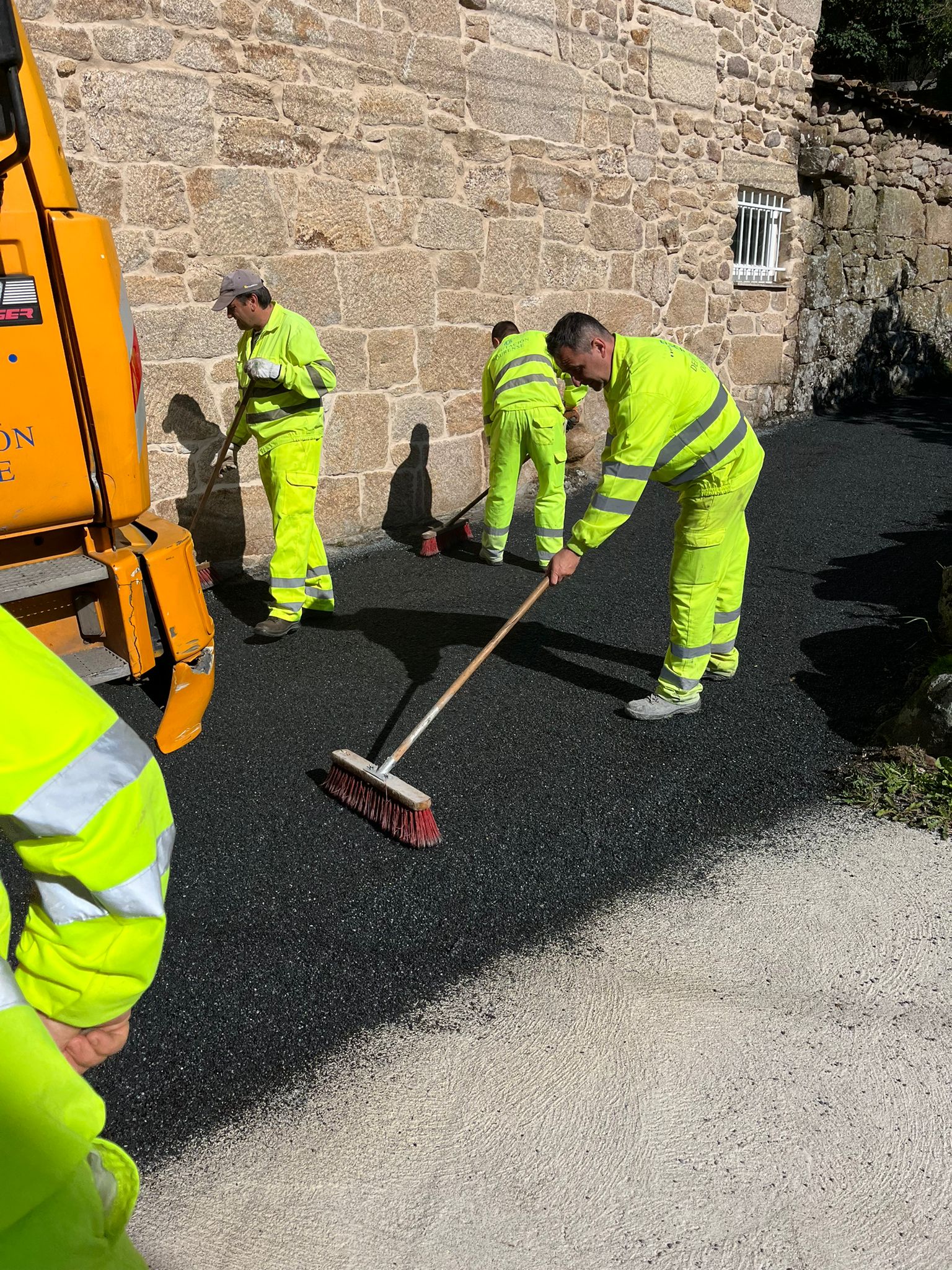 As brigadas da Deputación traballaron en 15 concellos As brigadas da Deputación traballaron en 15 concellos