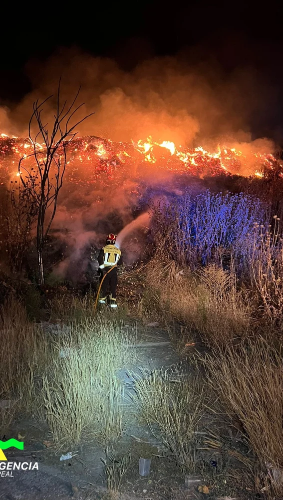 Incendio en Puertollano Incendio en Puertollano