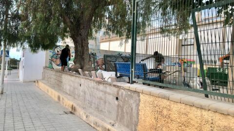 obras en colegio de Villajoyosa