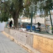 obras en colegio de Villajoyosa