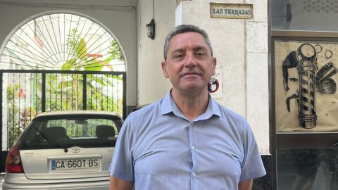 Jos&eacute; Antonio Aparicio en el chalet "Las Terrazas"