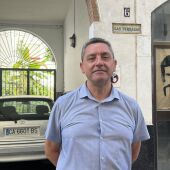 José Antonio Aparicio en el chalet "Las Terrazas"