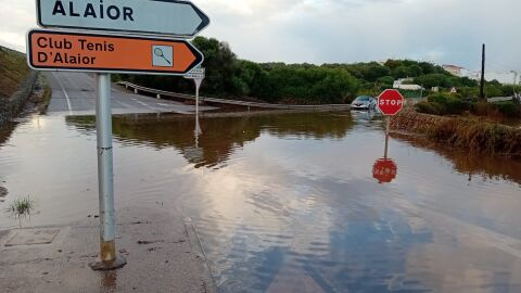 Inundaciones debido a la DANA en Menorca. 