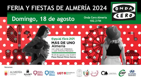 Feria de Almería 2024. Calendario de actividades culturales y deportivas Feria de Almería 2024. Calendario de actividades culturales y deportivas