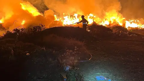Incendio en Puertollano Incendio en Puertollano