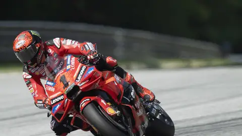 El piloto italiano de MotoGP, Pecco Bagnaia El piloto italiano de MotoGP, Pecco Bagnaia