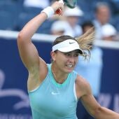 Paula Badosa durante las semifinales del Masters 1000 de Cincinnati
