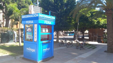 Punto de informaci&oacute;n en Feria