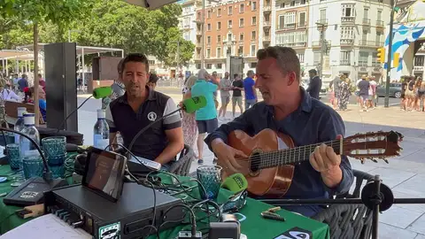 Los hermanos Ortigosa en Aires de Feria Los hermanos Ortigosa en Aires de Feria