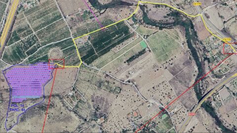 Luz verde a la planta fotovoltaica se se construirá en Villajoyosa en una parcela rústica de 7 hectáreas