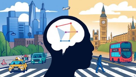 Ilustraci&oacute;n del funcionamiento del pensamiento
