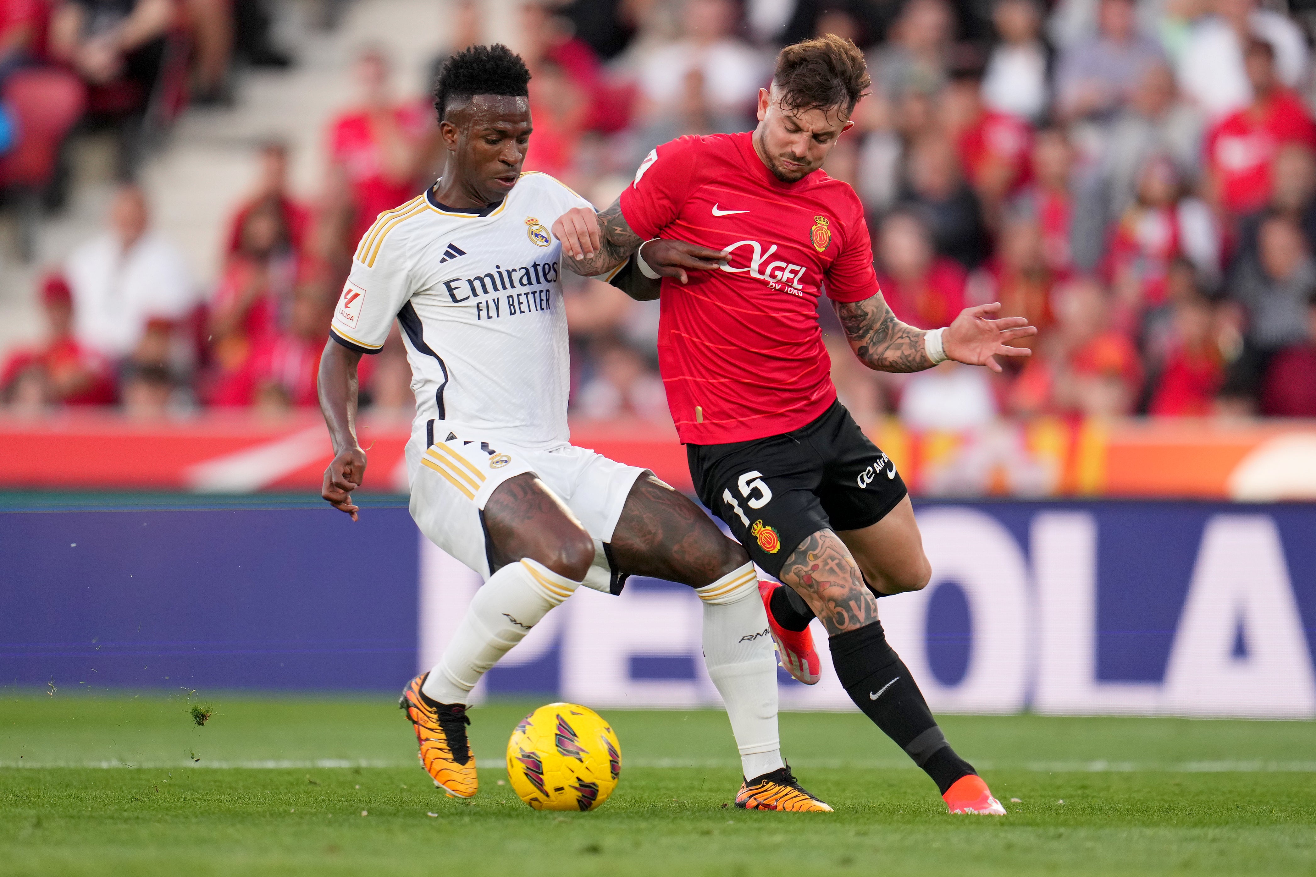 La conversación entre Pablo Maffeo y Vincius Júnior en Son Moix: "Dejémonos de tonterías" La conversación entre Pablo Maffeo y Vincius Júnior en Son Moix: "Dejémonos de tonterías"