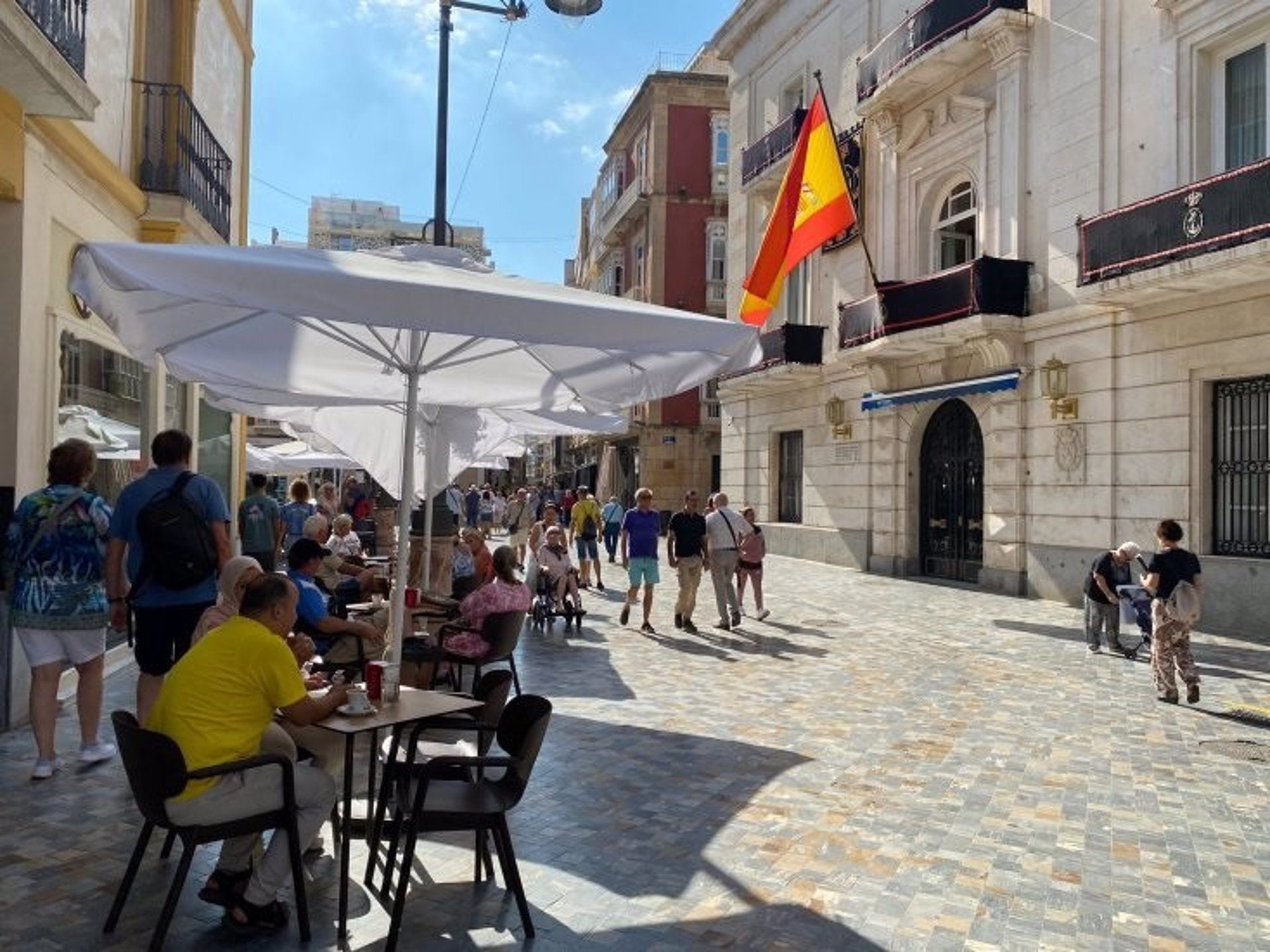 Hosteleros de Cartagena califican de "positiva" la ocupación durante el puente de agosto Hosteleros de Cartagena califican de "positiva" la ocupación durante el puente de agosto
