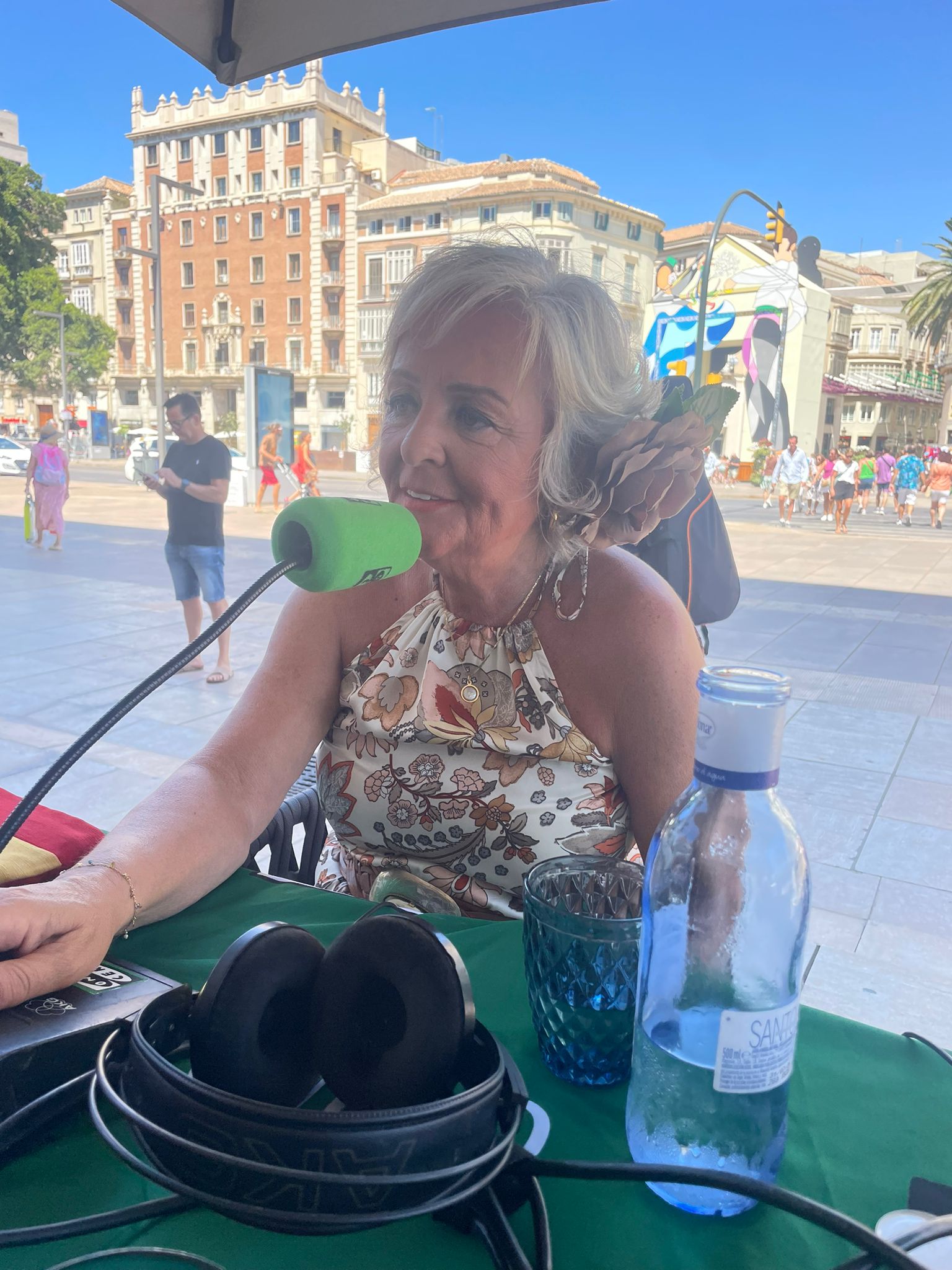 Teresa Porras: "Hay que pedir que la gente colabore con la limpieza de la feria" Teresa Porras: "Hay que pedir que la gente colabore con la limpieza de la feria"