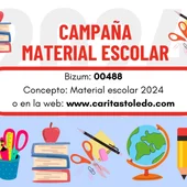 Caritas Toledo recoge material escolar para ayudar a las familias con pocos recursos Caritas Toledo recoge material escolar para ayudar a las familias con pocos recursos