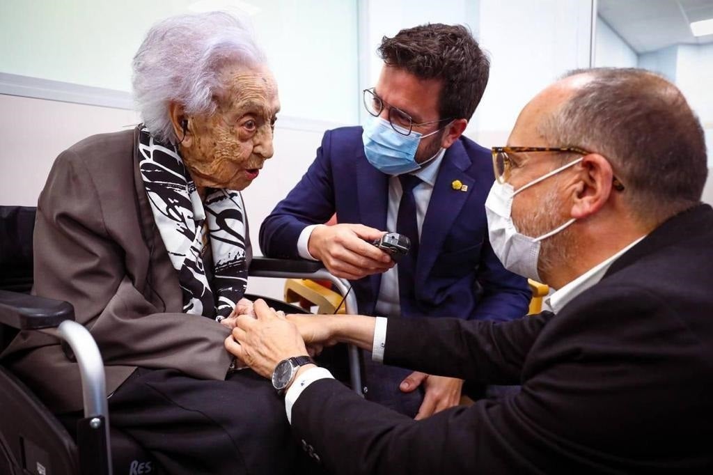 Muere a los 117 años María Branyas, la mujer más longeva del mundo Muere a los 117 años María Branyas, la mujer más longeva del mundo