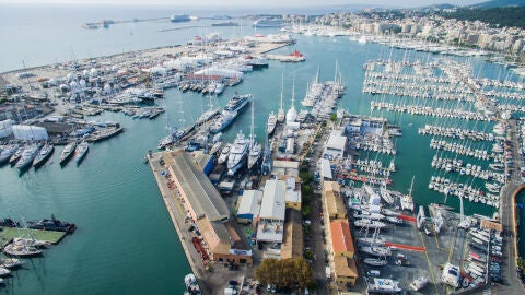 Imagen a&eacute;rea del Puerto de Palma