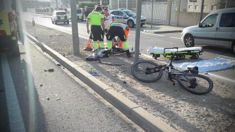 Localizado un conductor, positivo en alcohol, que se fug&oacute; tras atropellar a un ciclista