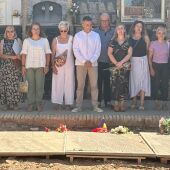 Cementerio de Sueca, acto con Natalia Enguix 