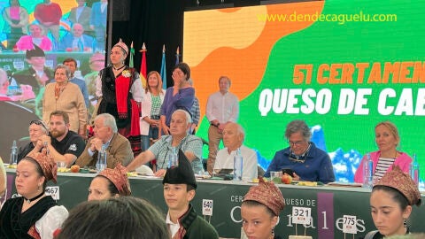 Jurado en el Certamen del Cabrales
