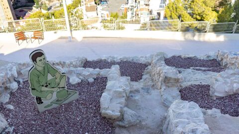 Yacimiento del Tossal de La Cala de Benidorm en el Castellum romano