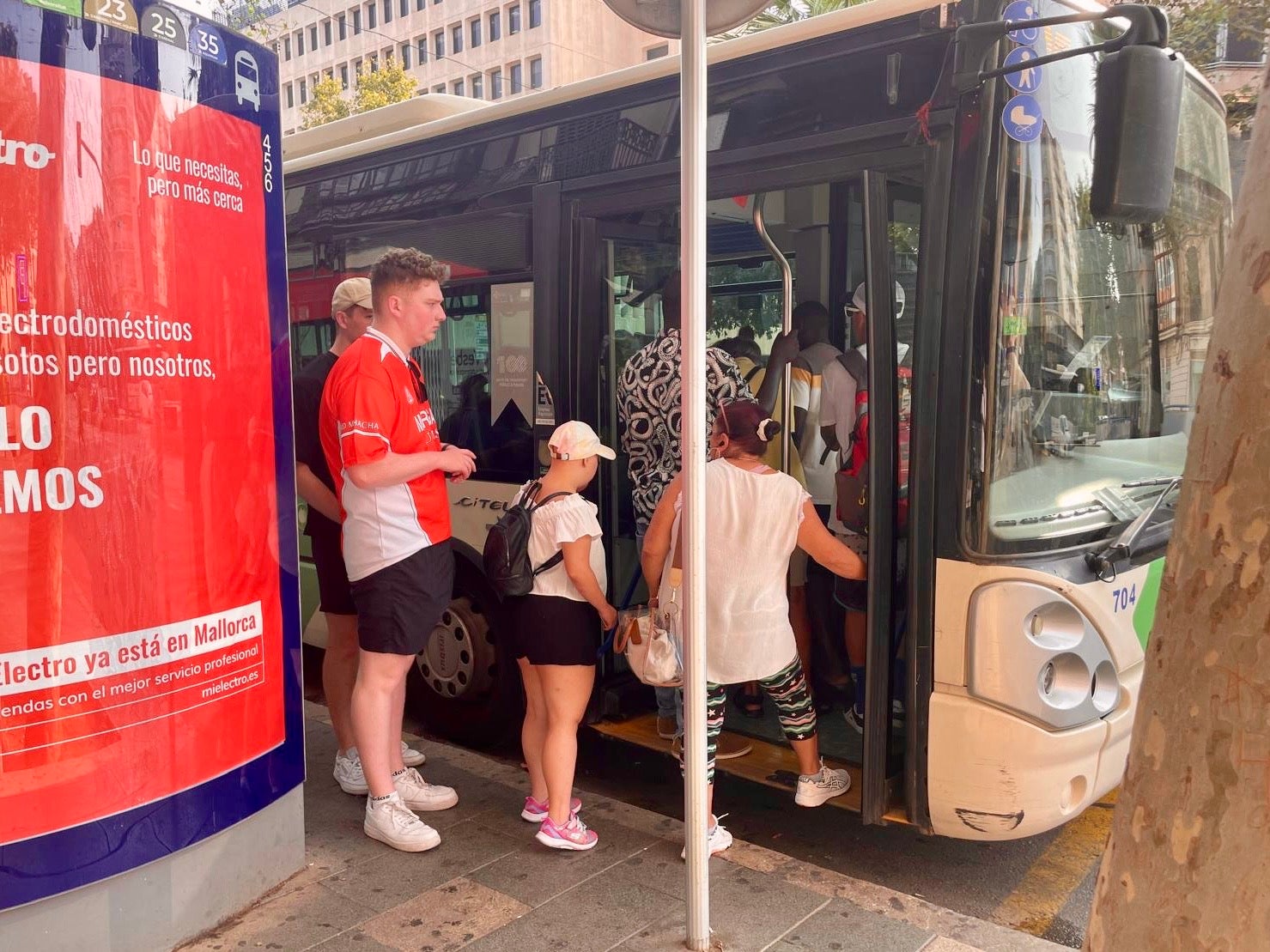 “El transporte público de Mallorca es un estrés este verano” “El transporte público de Mallorca es un estrés este verano”