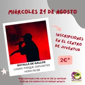 Cartel batalla de gallos Valdepeñas Cartel batalla de gallos Valdepeñas