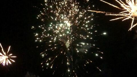 Fuegos artificiales en la feria de Ciudad Real