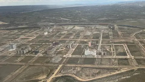 Imagen aérea del barrio de Arcosur de la capital aragonesa Imagen aérea del barrio de Arcosur de la capital aragonesa