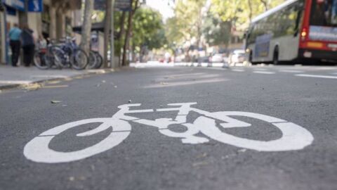 Carril Bici Avenida Portugal Logro&ntilde;o