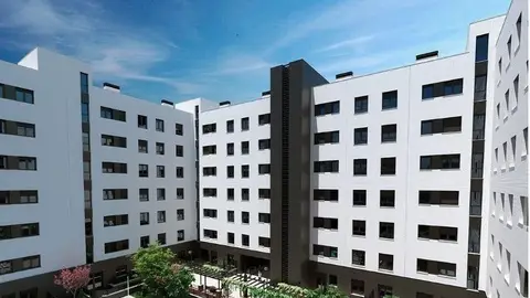 Bloques de vivienda con piscina Bloques de vivienda con piscina