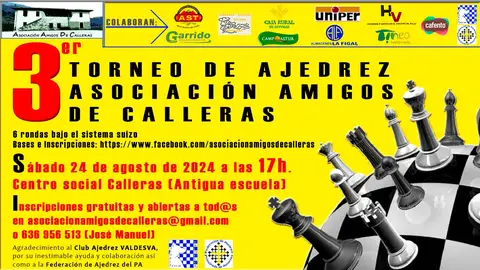 Vuelve el ajedrez a Calleras Vuelve el ajedrez a Calleras