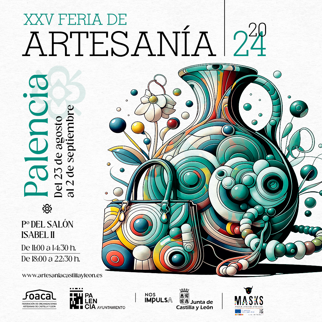 La Feria de Artesanía de Palencia celebra su vigesimoquinto aniversario con una participación creciente que alcanza los 43 talleres La Feria de Artesanía de Palencia celebra su vigesimoquinto aniversario con una participación creciente que alcanza los 43 talleres