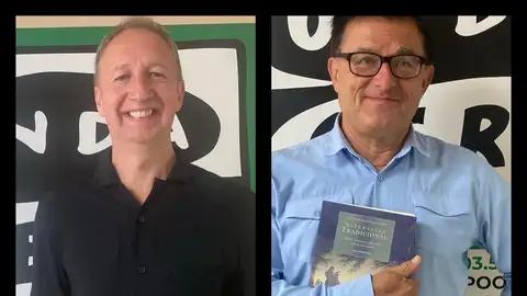 Orlando Castro, concejal de deportes en ayuntamiento de Palencia y el profesor Juan Andrés Oria de Rueda Palencia