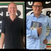 Orlando Castro, concejal de deportes en ayuntamiento de Palencia y el profesor Juan Andrés Oria de Rueda