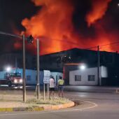 Incendio de la nave en Tomelloso