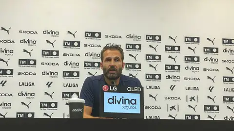 Rubén Baraja en rueda de prensa Rubén Baraja en rueda de prensa