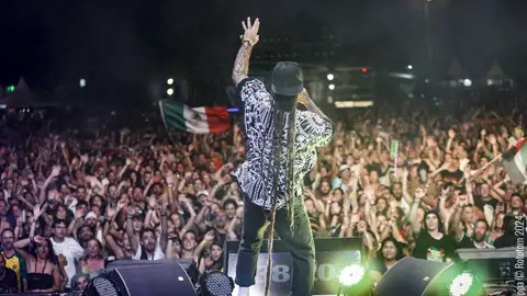 La banda de española de reggae y dancehall, Green Valley, durante su actuación en el día de ayer La banda de española de reggae y dancehall, Green Valley, durante su actuación en el día de ayer