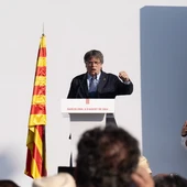 Carles Puigdemont, en su regreso a Barcelona antes de volver a huir. Carles Puigdemont, en su regreso a Barcelona antes de volver a huir.