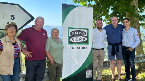 Algunos participantes en el programa especial desde El Sueve