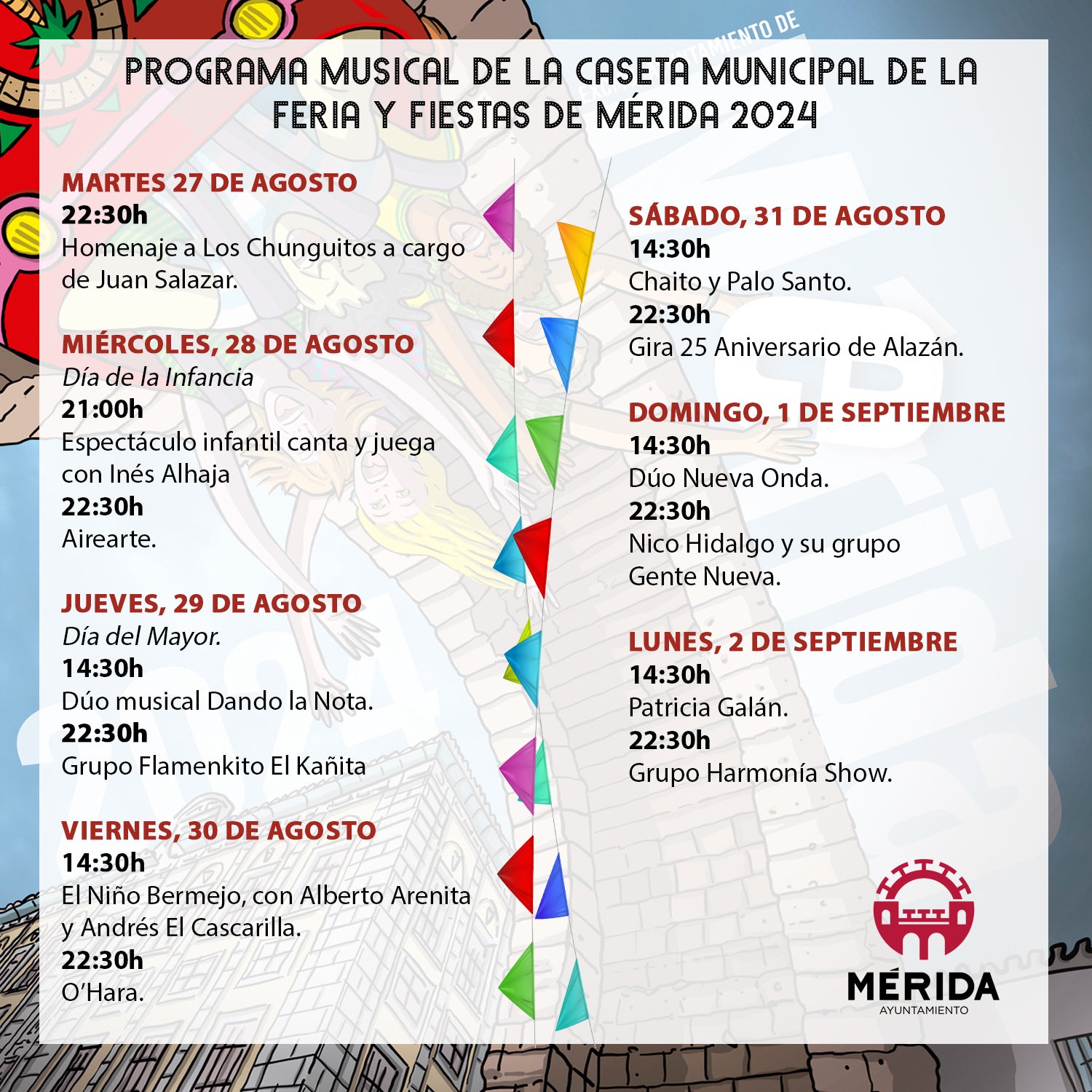 Artistas como Antílopez se darán cita desde el martes en una Feria de Mérida inclusiva que luchará contra la violencia Artistas como Antílopez se darán cita desde el martes en una Feria de Mérida inclusiva que luchará contra la violencia