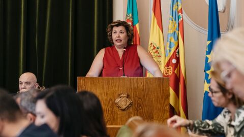 Imagen de Patricia Puerta, portavoz del Grupo Municipal Socialista, 